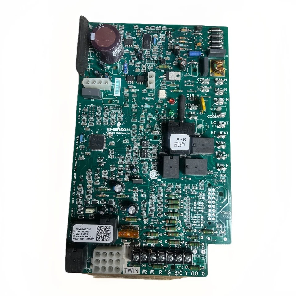 Trane/American Standard/Emerson 50V60-507-90 Furnace Control Circuit Board - Image 1 of 4
