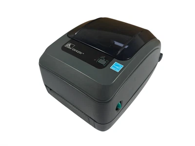 Zebra GK420t USB & Ethernet 203dpi Thermal Transfer Label Printer Damaged Button - Image 1 of 4