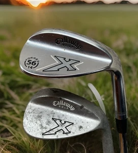 "Juego de cuñas de arena Callaway X forjadas C Grind 52° y 56° acero rígido derecho 36""" - Imagen 1 de 3