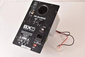 Single M-Audio BX5 Studio Monitor Speaker Carbon Black Plate Amplifier - Picture 1 of 11