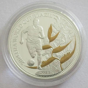 Samoa 5 Tala 2013 Mundial de Fútbol en Brasil Manaos Plata - Imagen 1 de 2