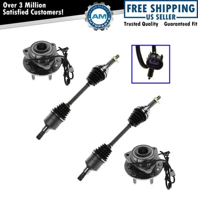 Kit de eje y cubo de rueda CV para Trailblazer Envoy Ascender 9-7x Bravada Rainier Foto 1 de 4