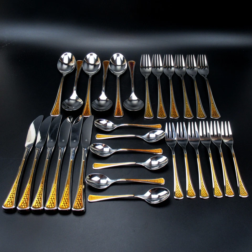 WMF Cromargan Besteck Set Serie Alexandria 30-teilig Hollywood Regency Style - Bild 1 von 4