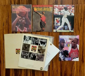 MICHAEL JORDAN COLLECTORS MAGAZINE LOT (6) 1990 BECKETT UPPER DECK DIRECT UDA... - Picture 1 of 8
