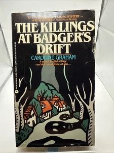 Killings at Badger's Drift by Caroline Graham 1989 Mass Market First Avon Print - Picture 1 of 5