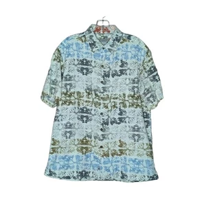 QUICKSILVER Comfort Fit Herren Small Tiki Hawaii Button Down Hemd Beachy Sommer - Bild 1 von 6