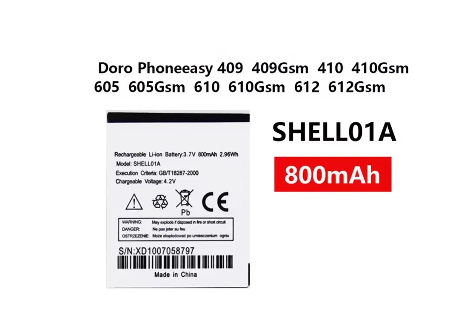 Akku Doro SHELL01A - Bild 1 von 1