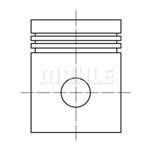 Piston MAHLE for Sierra Granada Cortina Capri Consul Escort Tasmin P100 Taunus E - Picture 1 of 6