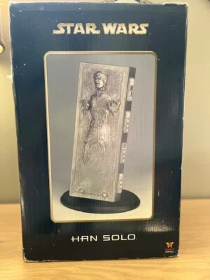 Estatua de carbonita Han Solo de Star Wars POR ATTAKUS #1282/1500 - Tamaño completo escala 1/5 Foto 1 de 4