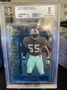 Derrick Brooks - 1995 Bowman's Best - # 28 - ROOKIE - Buccaneers ๐ดโโ ๏ธ BGS ๐ข๐ฅ - Picture 1 of 6