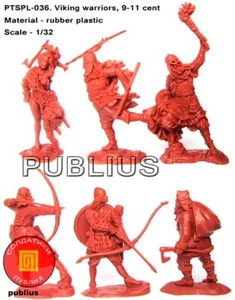 Publius Soldatini Giocattolo Set Vichinghi Scala 1/32 - Foto 1 di 1