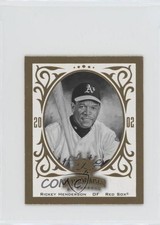 2002 Donruss Diamond Kings T204 /1000 Rickey Henderson #RC-4 HOF