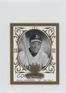 2002 Donruss Diamond Kings T204 /1000 Rickey Henderson #RC-4 HOF