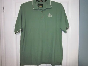 POLO GOLF GREG NORMAN PINE STEST LOGO VERDE, UOMO LARGE, # 374 - Foto 1 di 12