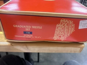 Lionel 6-12754 Graduated Trestle Set 110 22 Pieces 1996 New OLD Stock - Picture 1 of 4