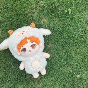 Muñeca BAEKHYUN de peluche naranja KPOP EXO de 20 cm cuerpo de juguete de peluche【sin ropa】 - Imagen 1 de 8