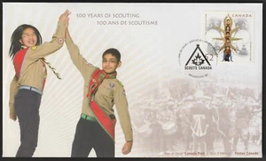 Canada #2225, 100 Years of Scouting, Official First Day Cover, FDC 2007 - Picture 1 of 1