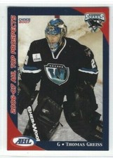 Thomas Greiss (goalie) 2006-07 AHL Top Prospects #50