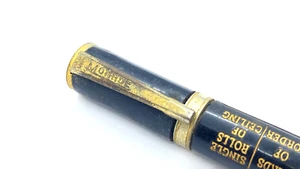 VINTAGE MONROE AD PENCIL HENRY VOSS WALL PAPER CO IN BLACK MADE IN USA 1953 - Picture 1 of 7