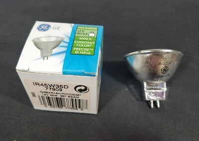 1 x GE 12V 45W MR16 Gu5.3 Halogen Light Lamp Globe Bulb IR45W35D - Image 1 of 2