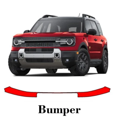 Front bumper PreCut PPF Paint Protection Film For Ford Bronco Sport 2021-2025 - Image 1 of 4