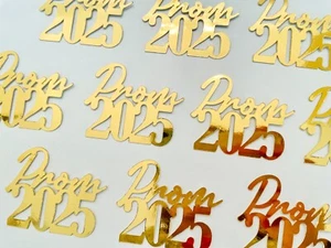All Colours Prom 2025 Cupcake Cake Toppers Decorations School Leavers - Picture 1 of 1