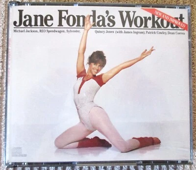 Jane Fonda's Workout - New And Improved CD 2 Disc Set 1986  G2K 39287 VERY GOOD - Image 1 of 4