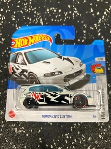 HONDA CIVIC CUSTOM WHITE Hot Wheels 1:64 **COMBINE POSTAGE** - Picture 1 of 1
