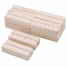 10pcs Pine Wood Photo Postcard Holders 70x27x18mm for Business Card Display