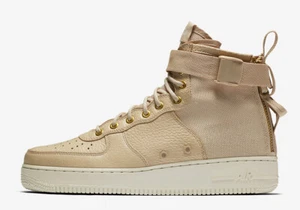 NIKE SF AF1 MID 917763 200 Air Force 1 Mid Mens Trainers Mushroom Special Field - Picture 1 of 12