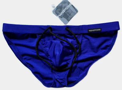 Manstore Badehose Größe L/6 Badeslip Beachtanga Microtanga Badetanga blau - Bild 1 von 2