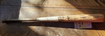 Autographed Pirates Sid Bream Game USED Baseball Bat JSA 4 Inscriptions Hutch - Image 1 of 4