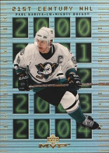 1999-00 Upper Deck MVP 21st Century NHL #3 Paul Kariya