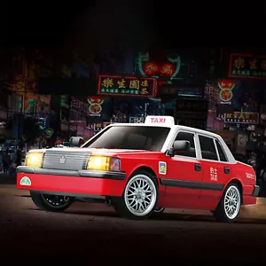 Scale 1/16 Hong Kong Taxi RTR RWD Drift RC Car EP W/Gyro 2.4GHz Radio #MN38 Toys - Picture 1 of 14