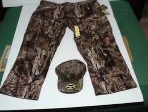  Men`s Moss Oak,TECHSHELL, Camo Pants, Size 3XL (48/50) PLUS FREE MOSSY OAK CAP  - Picture 1 of 6