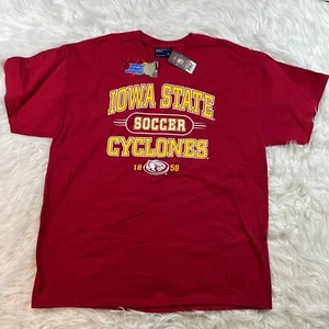 Iowa State Cyclones ISU NCAA Soccer T-Shirt MV Sport Size XL NWT - Picture 1 of 6