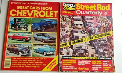 Rod And Custom Street Rod Quarterly Fall 1971 CR Great Cars from Cheverolet 1980 - Image 1 of 4