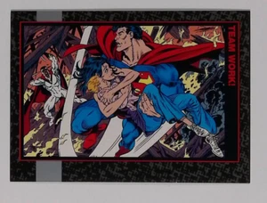 Team Work DC Comics 1992 Skybox Doomsday Death of Superman Trading Card #29 - Picture 1 of 2