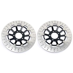 Front Brake Discs Rotors For Suzuki GSX-R 750 88-95 GSX-R 600 92-93 GSX-R 1100 - Picture 1 of 5