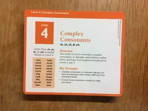 LeapFrog Schulhaus Stufe 4 KOMPLEXE KONSONANTEN LEAPCARDS für Leapdesk - Bild 1 von 3