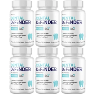 Dental Defender Dental Support for Healthy Teeth and Gums - 6 Bottles - Picture 1 of 5