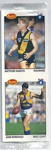 1994 Allen's Double Card Matthew KNIGHTS (Rich) John WORSFOLD (WCE) Sealed +++ - Picture 1 of 1