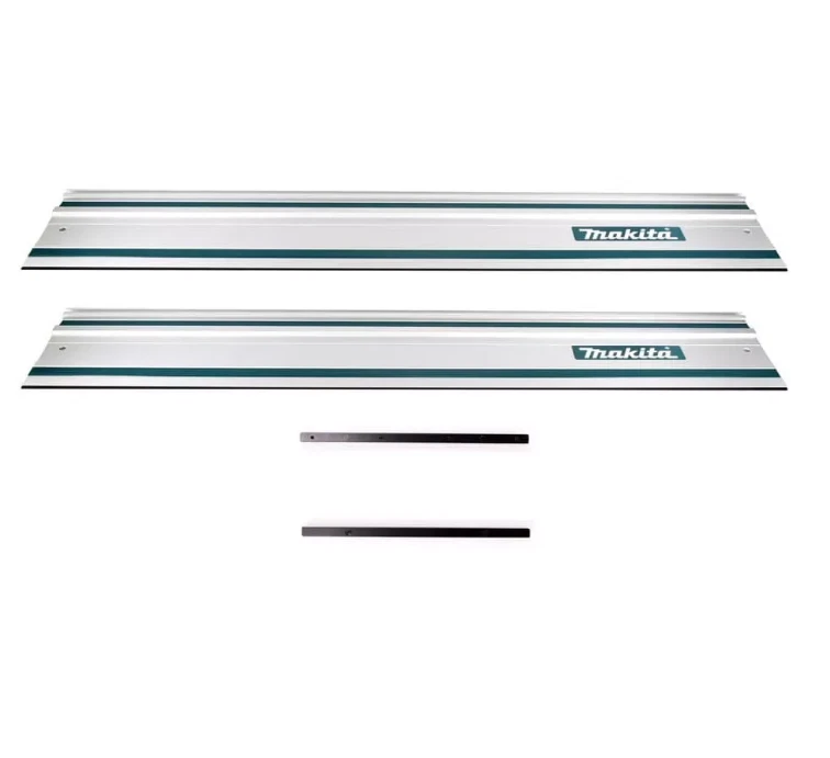 Makita 2x 199141-8 Binario di Guida 1500 mm 1,5m + CONNETTORE BINARIO 198885-7 - Immagine 1 di 1
