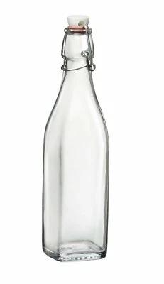 Botella de vidrio con tapa oscilante Bormioli Rocco 17 oz Foto 1 de 4