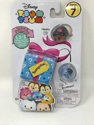 Disney Tsum Tsum Serie 7 Minifiguras Moana y Eeyore Paquete de 3 Figuras Misteriosas NUEVO Foto 1 de 2