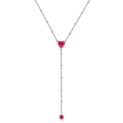 S'AGAPO DAZZLY COLLANA DA DONNA IN ACCIAIO CUORE  CON ZIRCONI SDZLE01 (3561) - Immagine 1 di 4