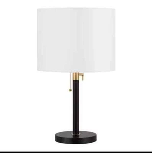 HAMPTON BAY 1008 498 990 Alderston Adjustable Table Lamp 26" - Picture 1 of 6