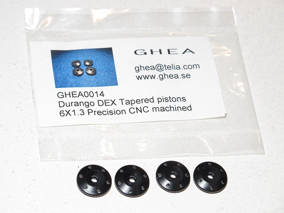 GHEA 0014 Team Durango 6x1.3mm Shock Pistion Big Bore DEX210 DEX410RV3 DEX410V3 - Image 1 of 1