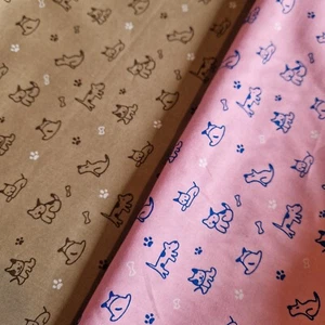 Dog Cotton Poplin Fabric Crafts Sewing Rose & Hubble Clothing Quilting - Picture 1 of 9