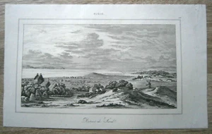 1839 Druck ANSICHT DES ORESUNDS AUS SCHWEDEN, #39 - Bild 1 von 1